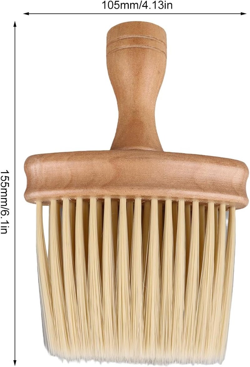 Kodrily Keyboard Brush Wood for Piano Cleaning, 6.1 x 4.13in Wooden Keyboard Brush, Universal Drum Ukulele Piano Brush, Non Static Instrument Dust Removal Brush for Instrument, Car - Image 2